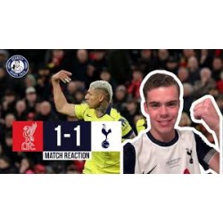 Liverpool zanotował zaskakujący remis 1-1 z Tottenhamem Hotspur.